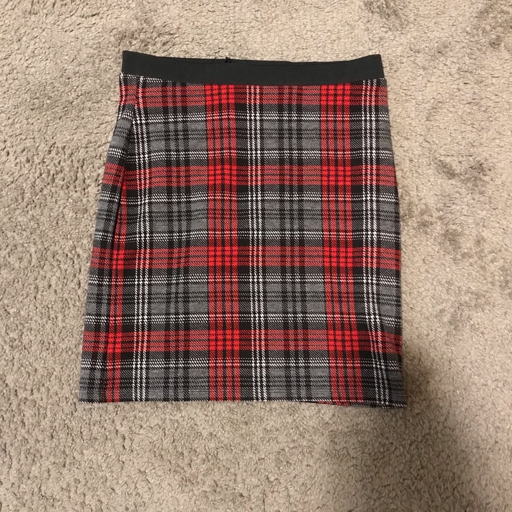 PLAID HIGH WAISTED PENCIL SKIRT ❤️🖤